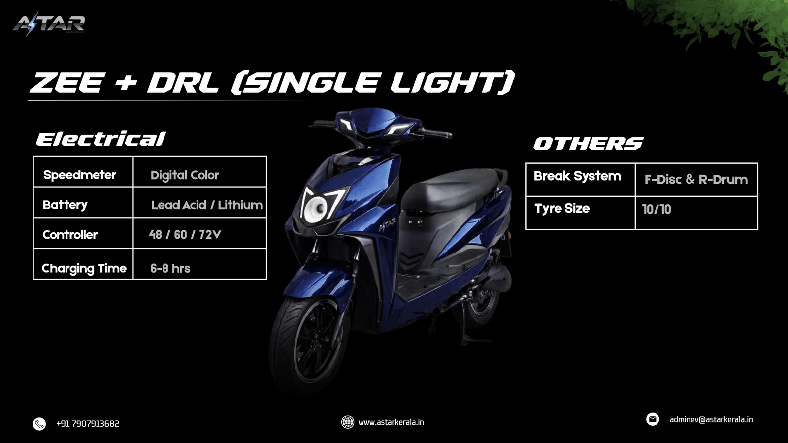 A-Star Zee+ DRL Official Catalog Page